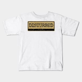 Aliska text black retro - Disturbed Kids T-Shirt